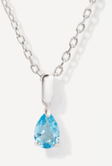 Little Sky Stone Birthstone Teardrop Necklace