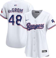 Nike Women's Nike Jacob deGrom White Texas Rangers Home Limited Player Jersey