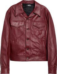 AMIRI Vintage Cut Leather Jacket