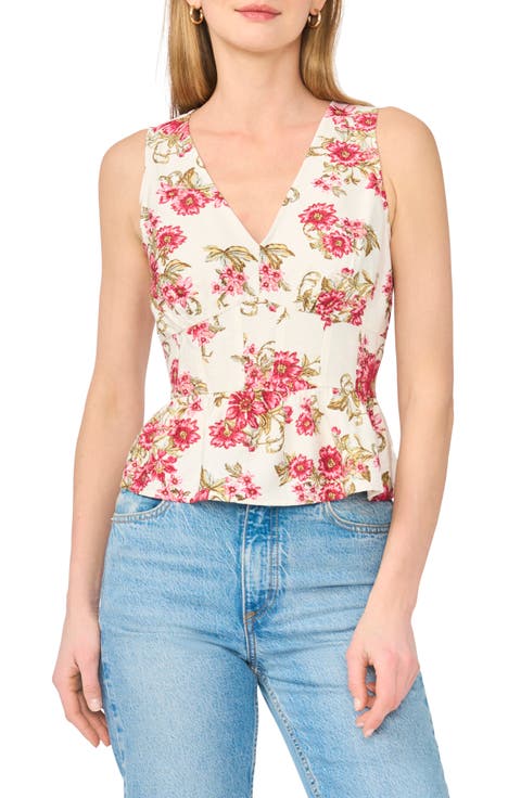 Babydoll Peplum Shell