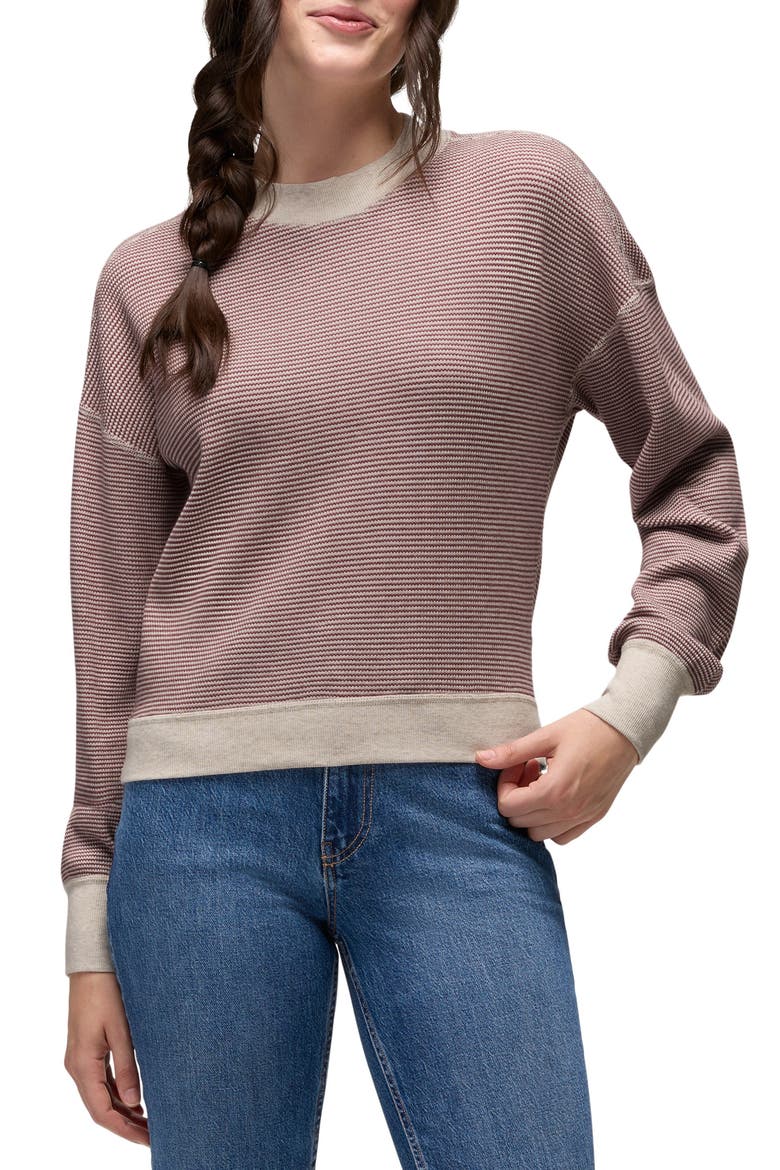 Touchstone Performance Crewneck T-Shirt, Main, color, NEWBERRY HEATHER STRIPE