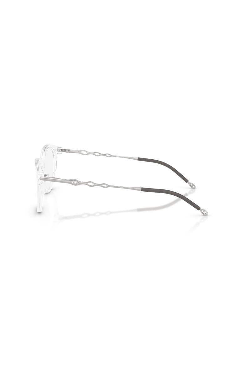 52mm Oval optical glasses, Alternate, color, Transparent