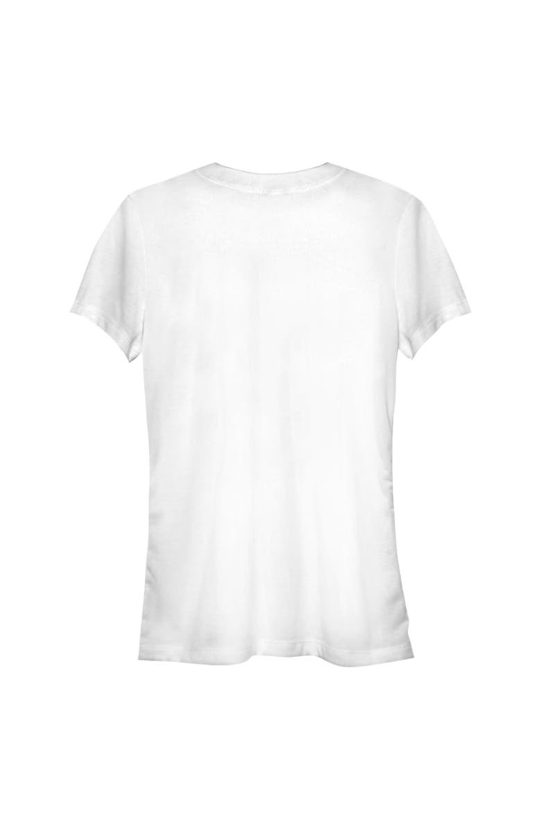 Mickey & Friends Junior's Mickey & Friends Sitting Minnie Sketch Graphic T-Shirt, Alternate, color, White