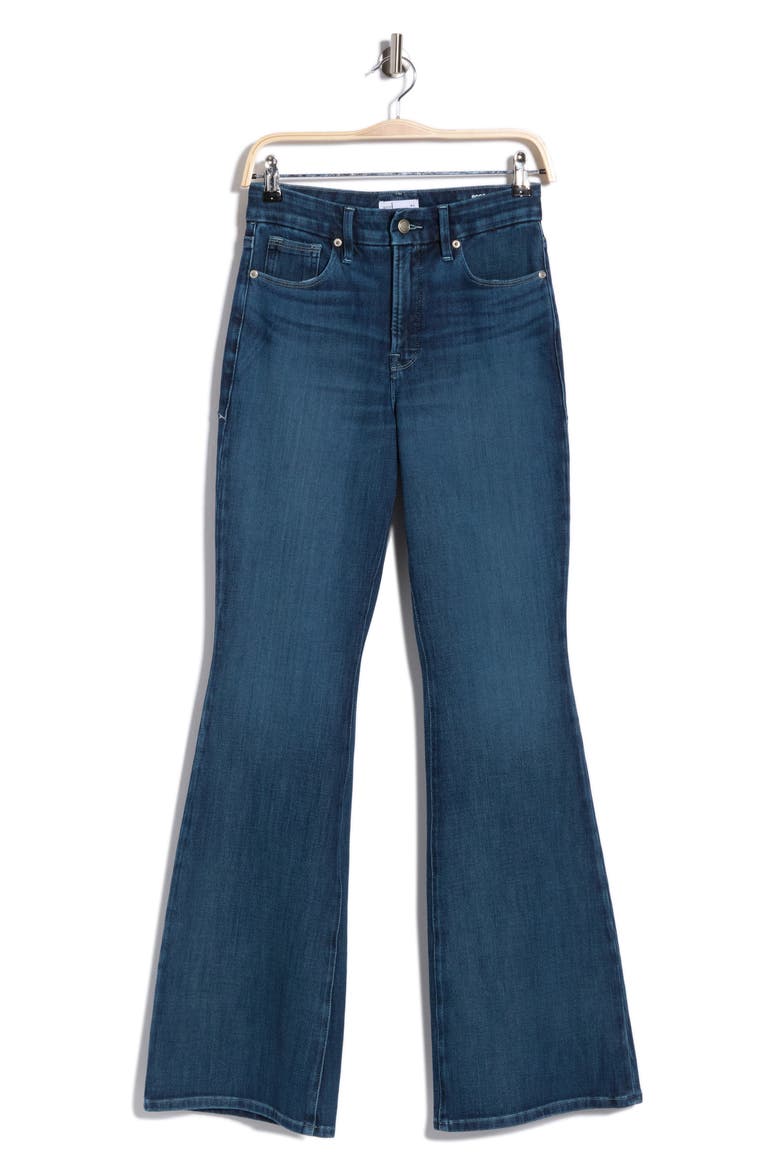 Soft-Tech Good Legs Flare Jeans, Alternate, color, INDIGO855