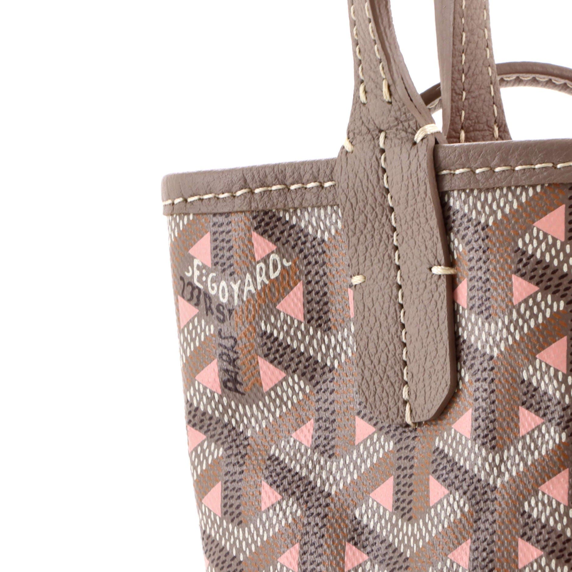 Pre-Owned Goyard Poitiers Tote Claire Voie Coated Canvas Mini, Alternate, color, Neutral