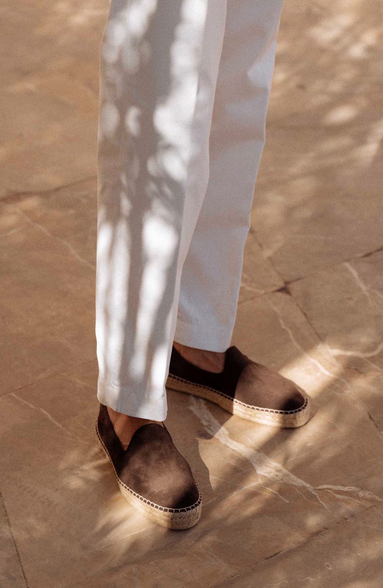 MORJAS The Espardille, Alternate, color, Brown Suede