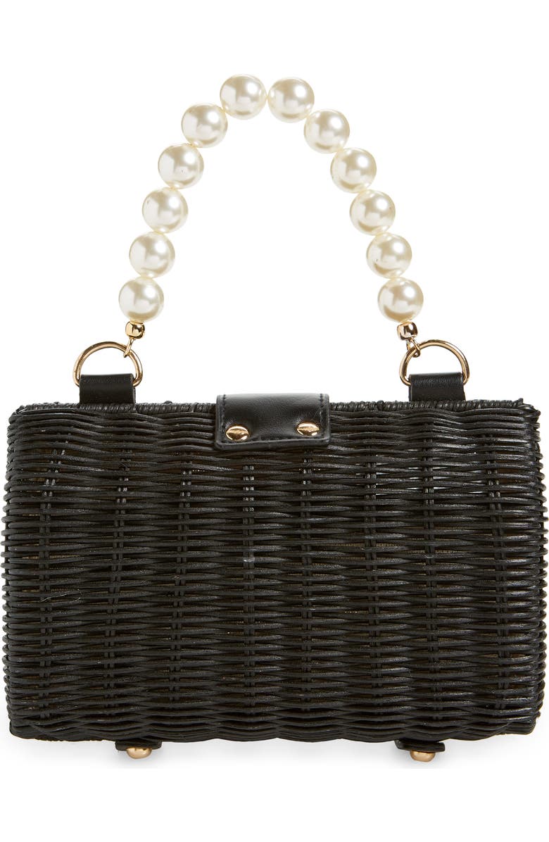 BTB Los Angeles Willow Imitation Pearl Rattan Bag, Alternate, color,