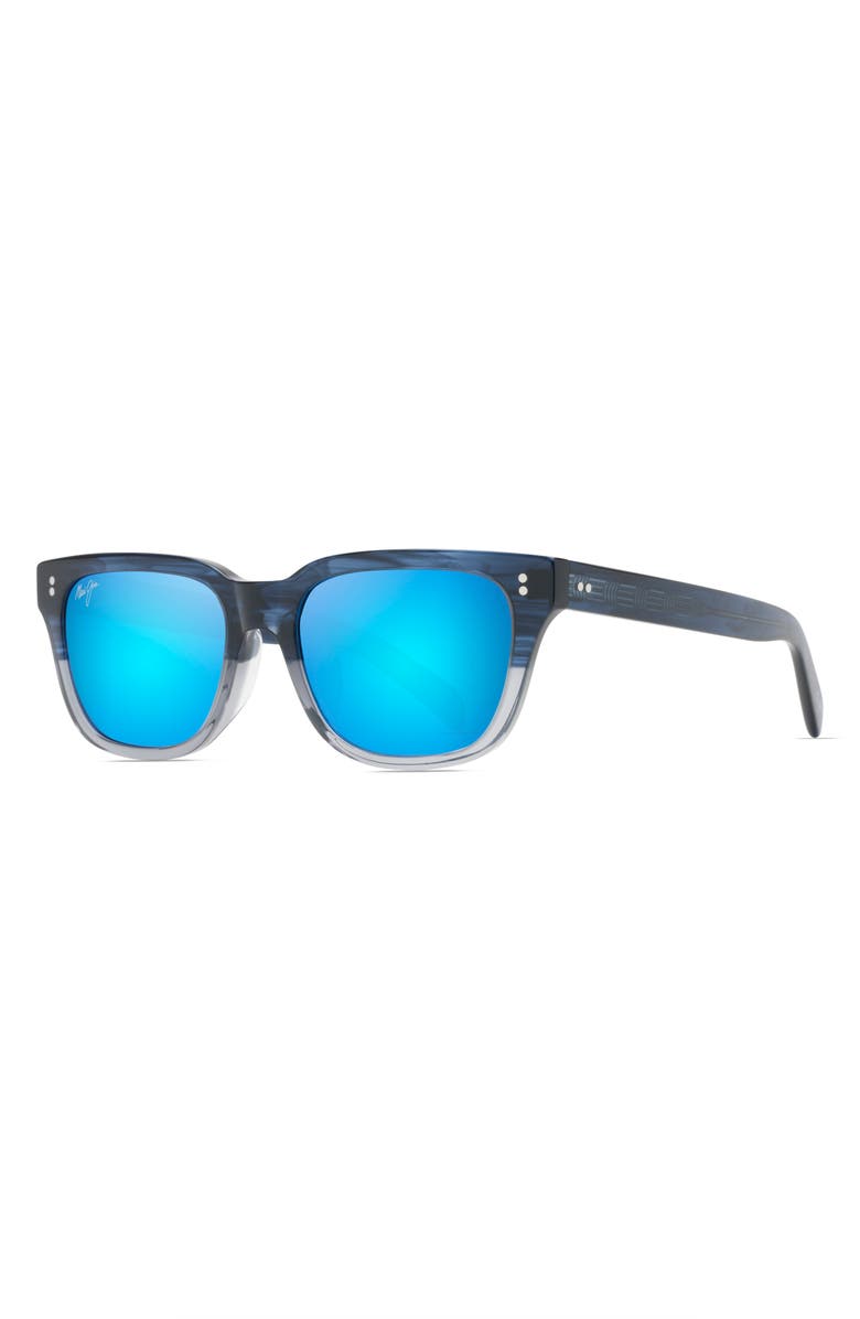 Maui Jim Likeke 54mm PolarizedPlus2<sup>®</sup> Square Sunglasses, Alternate, color, Blue