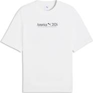 PUMA Retro Soccer Cotton Graphic T-Shirt