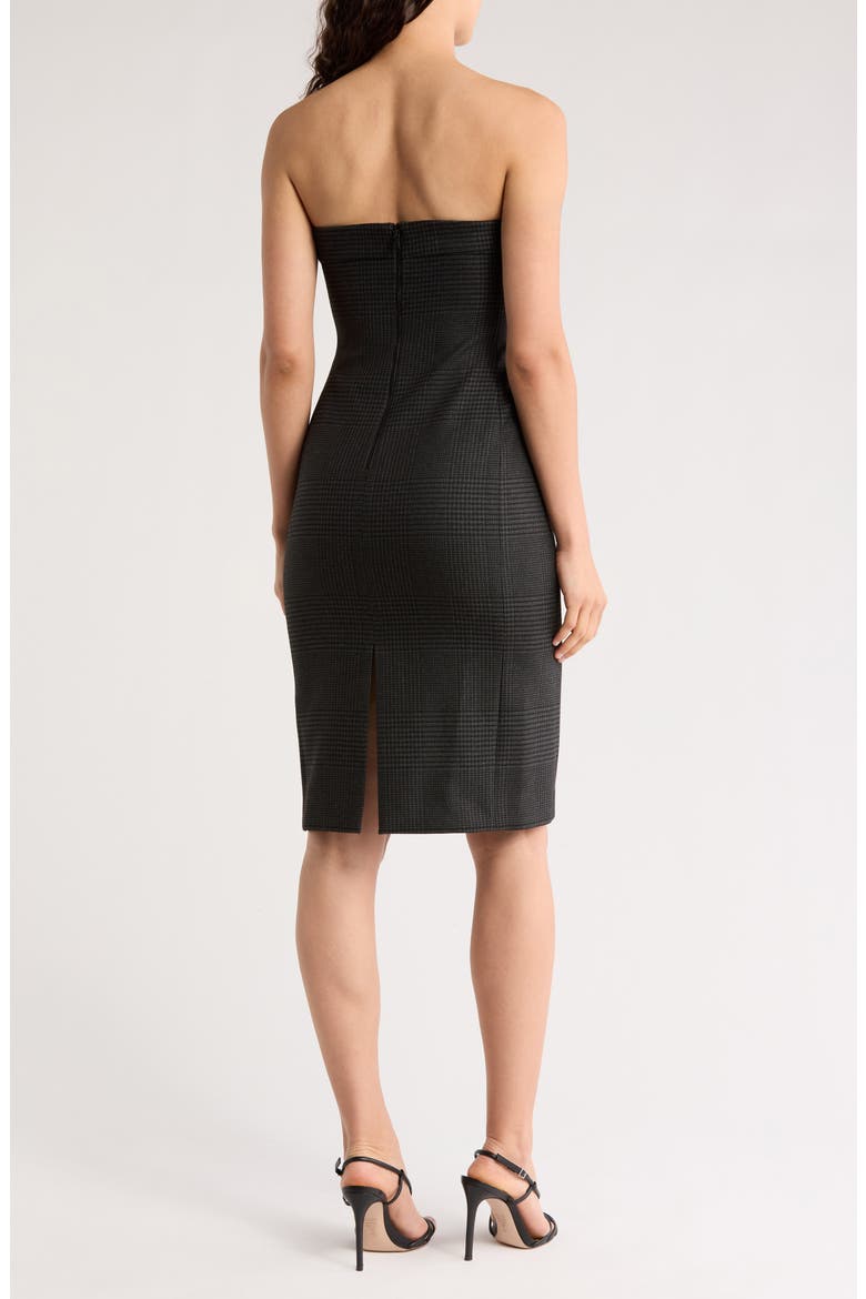 Kelly Strapless Body-Con Midi Dress, Alternate, color, CHARCOAL GREY MELANGE
