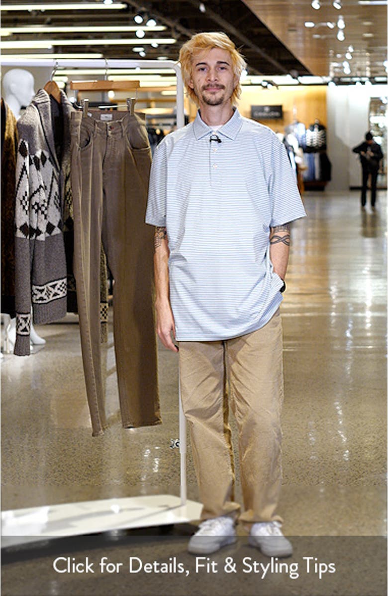 Fairmont Stripe Performance Jersey Polo, sales video thumbnail