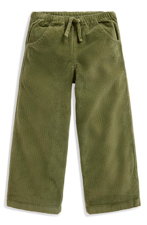 Kids' Drawstring Corduroy Straight Leg Pants