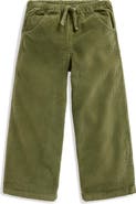 Mini Boden Kids' Drawstring Corduroy Straight Leg Pants