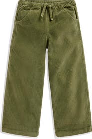 Mini Boden Kids' Drawstring Corduroy Straight Leg Pants
