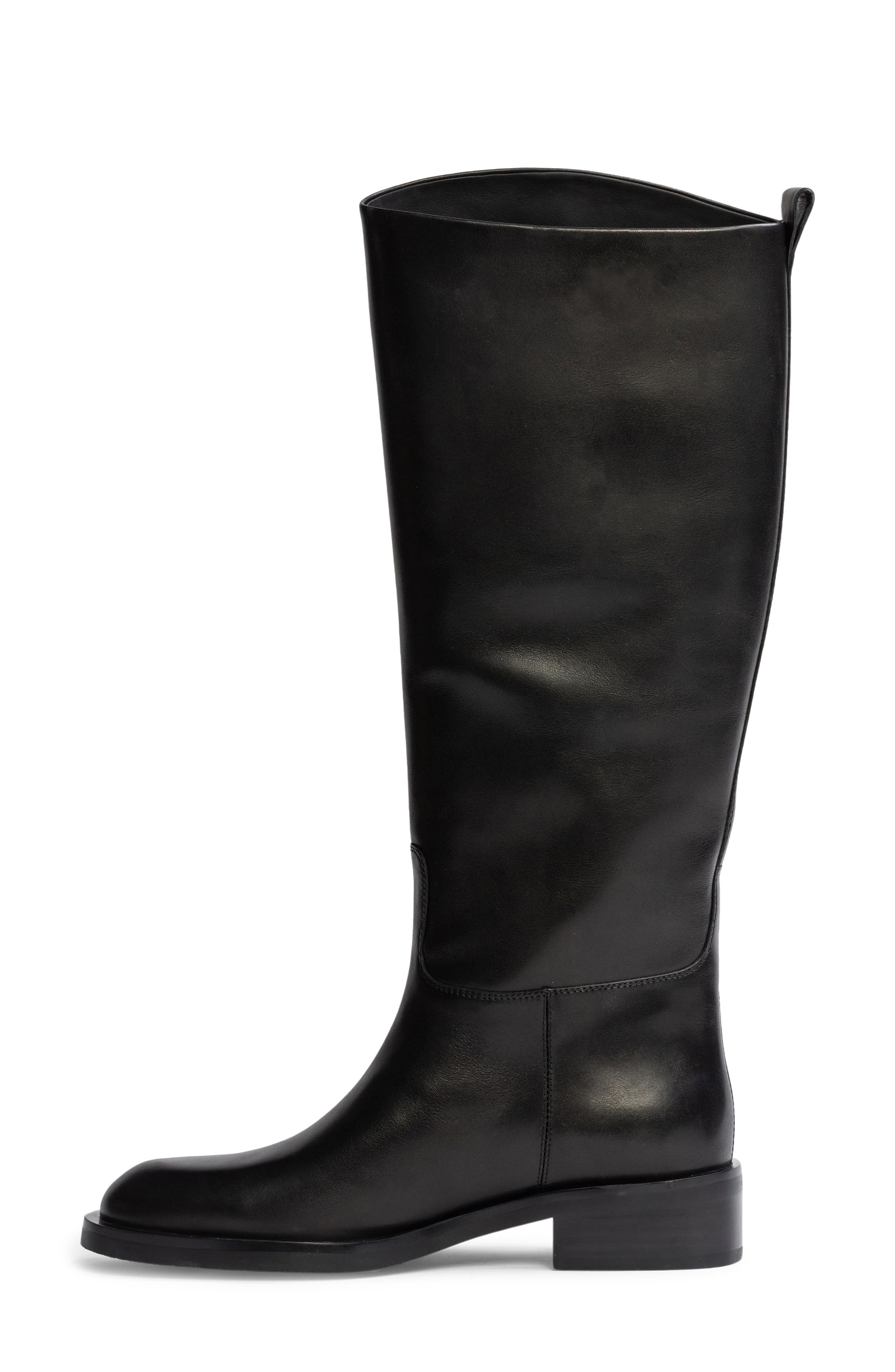 BLACK SUEDE STUDIO Pace Tall Boot, Alternate, color, Black