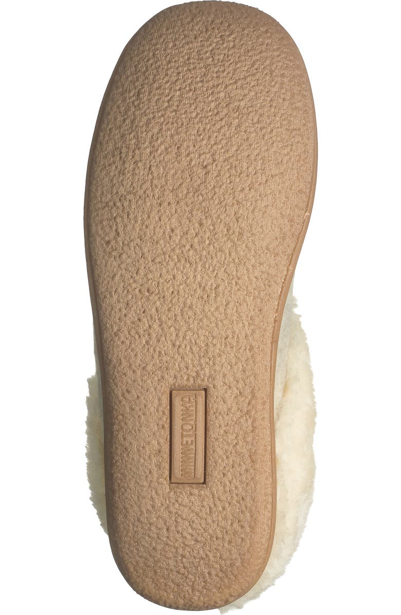 Minnetonka Sweater Knit Faux Fur Lined Mule, Alternate, color,