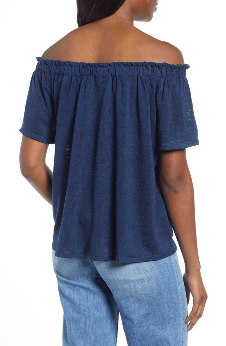 Bobeau Carlee Off the Shoulder Top, Alternate, color,