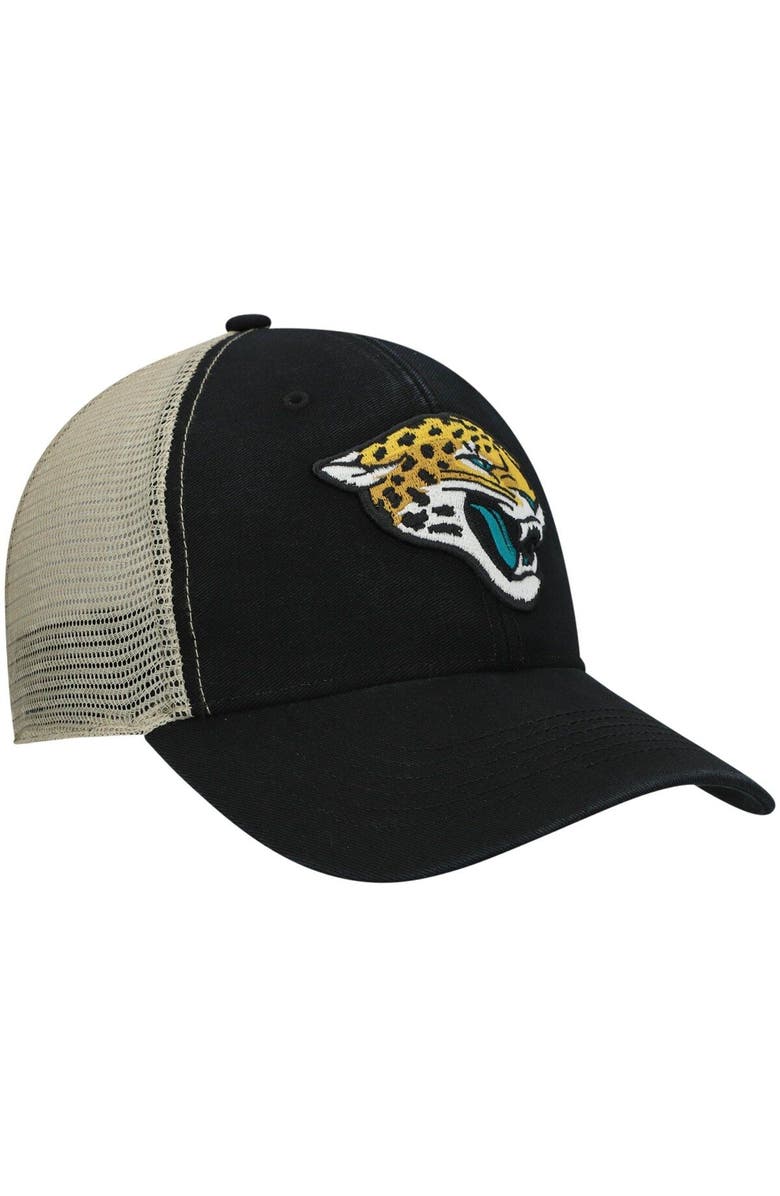 '47 Men's '47 Black Jacksonville Jaguars Flagship MVP Snapback Hat, Alternate, color, 