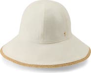 Helen Kaminski Lamassu Cotton & Raffia Bucket Hat