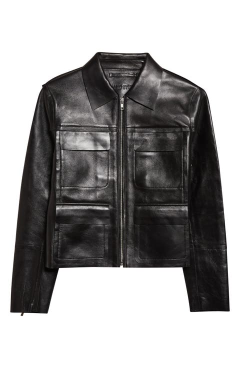 Sherla Lambskin Leather Jacket