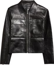 Stand Studio Sherla Lambskin Leather Jacket