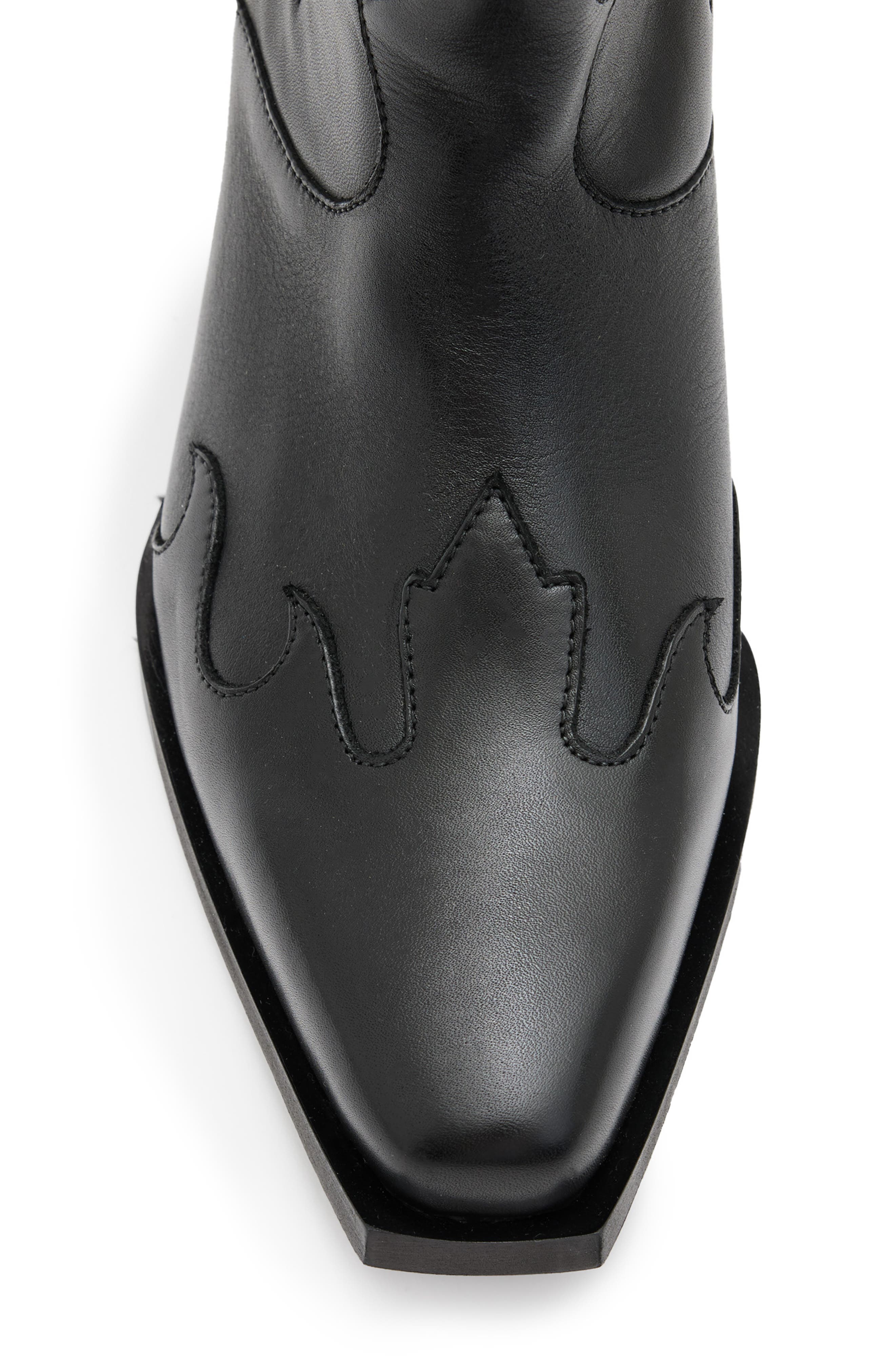 AllSaints Dolly Western Boot, Alternate, color, 