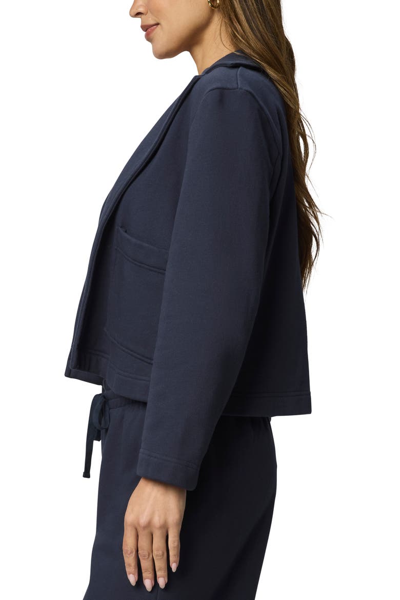 Matilda Cotton Fleece Jacket, Alternate, color, NAVY BLUE