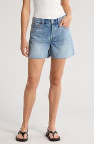Pistola Andie High Waist Denim Cutoff Shorts