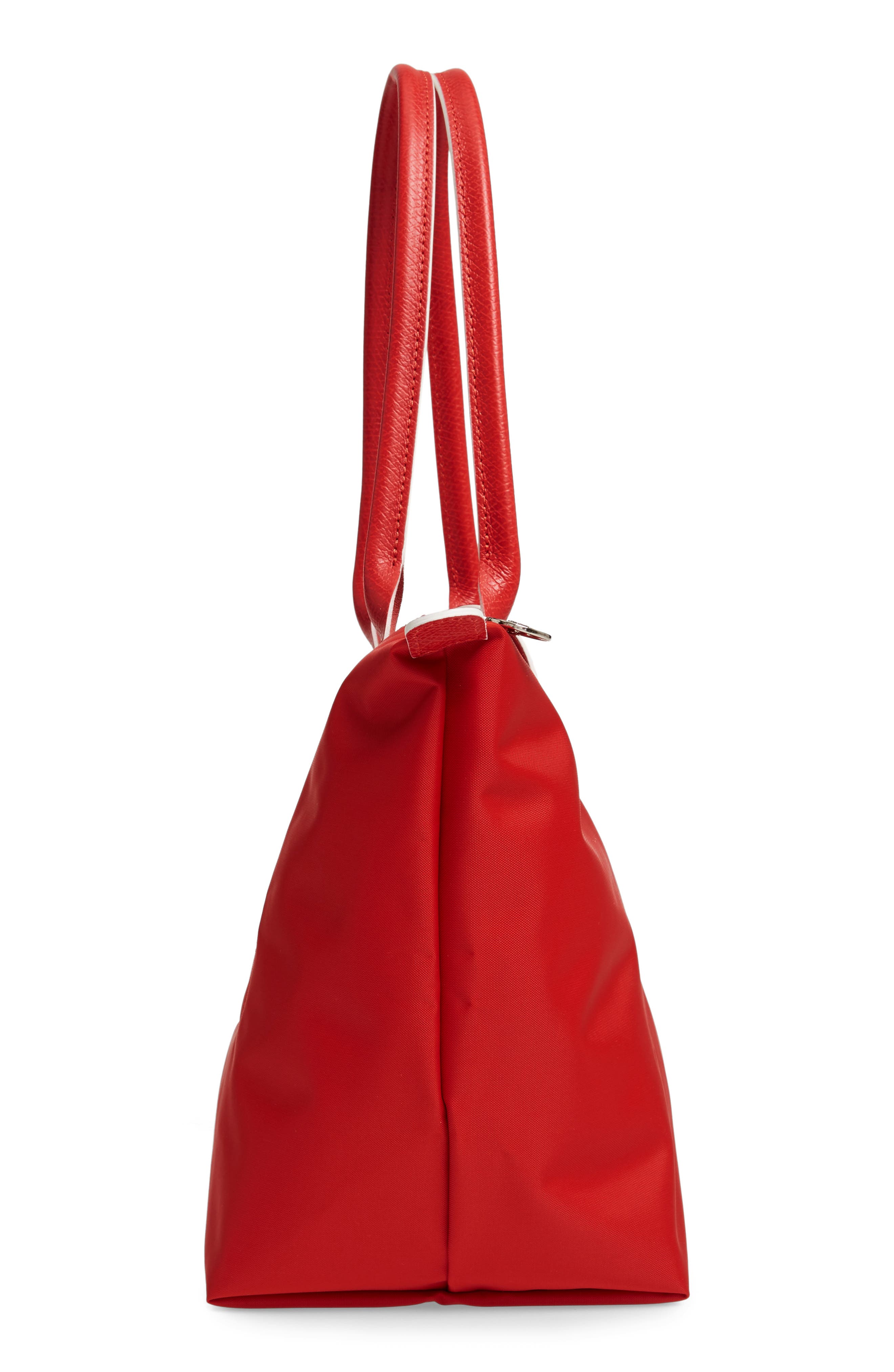 Longchamp Medium Le Pliage Club Shoulder Tote, Alternate, color, Vermillion