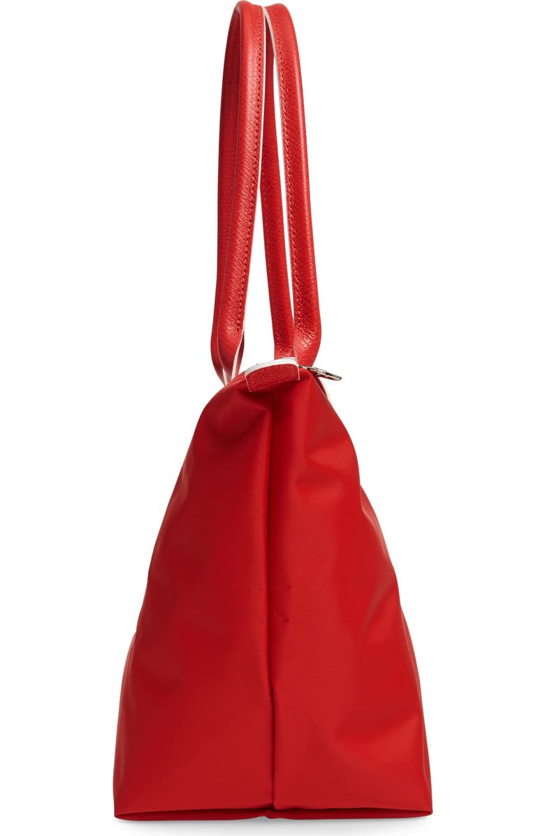 Longchamp Medium Le Pliage Club Shoulder Tote, Alternate, color, Vermillion