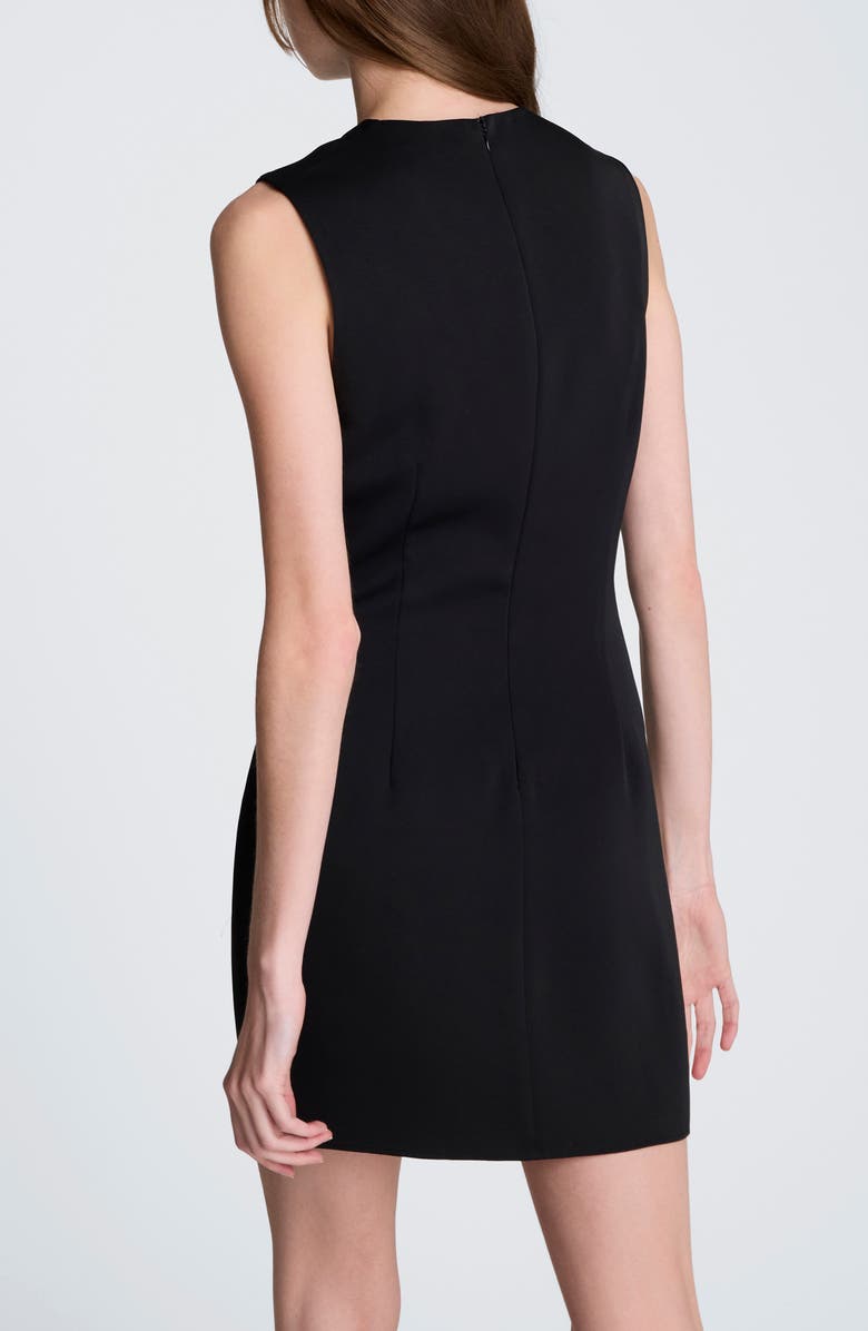 Kenneth Cole Zip Sheath Minidress, Alternate, color, Black