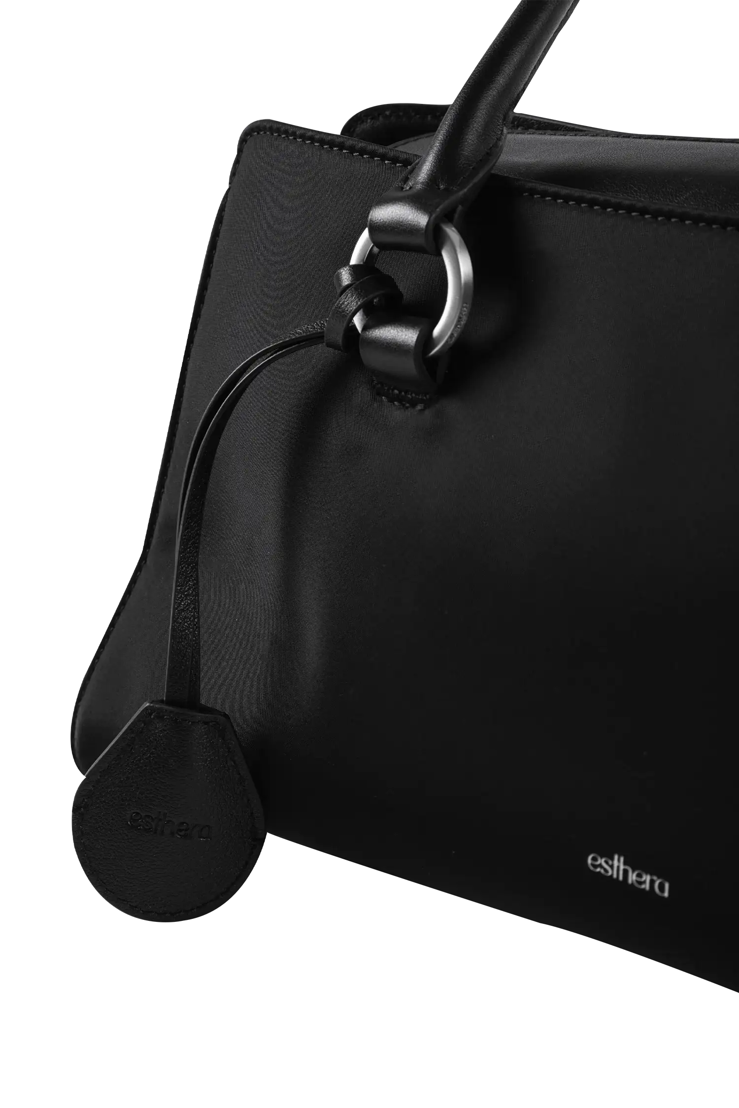 Esthera 5PM Nylon Shoulder Bag, Alternate, color, Black