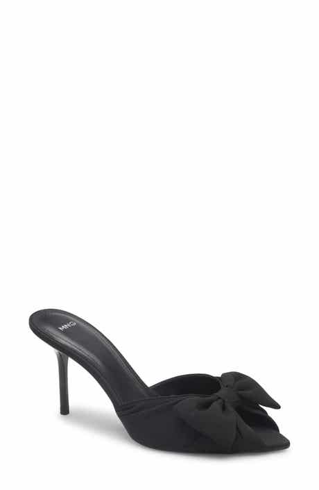 MANGO Lasy Bow Slide Sandal