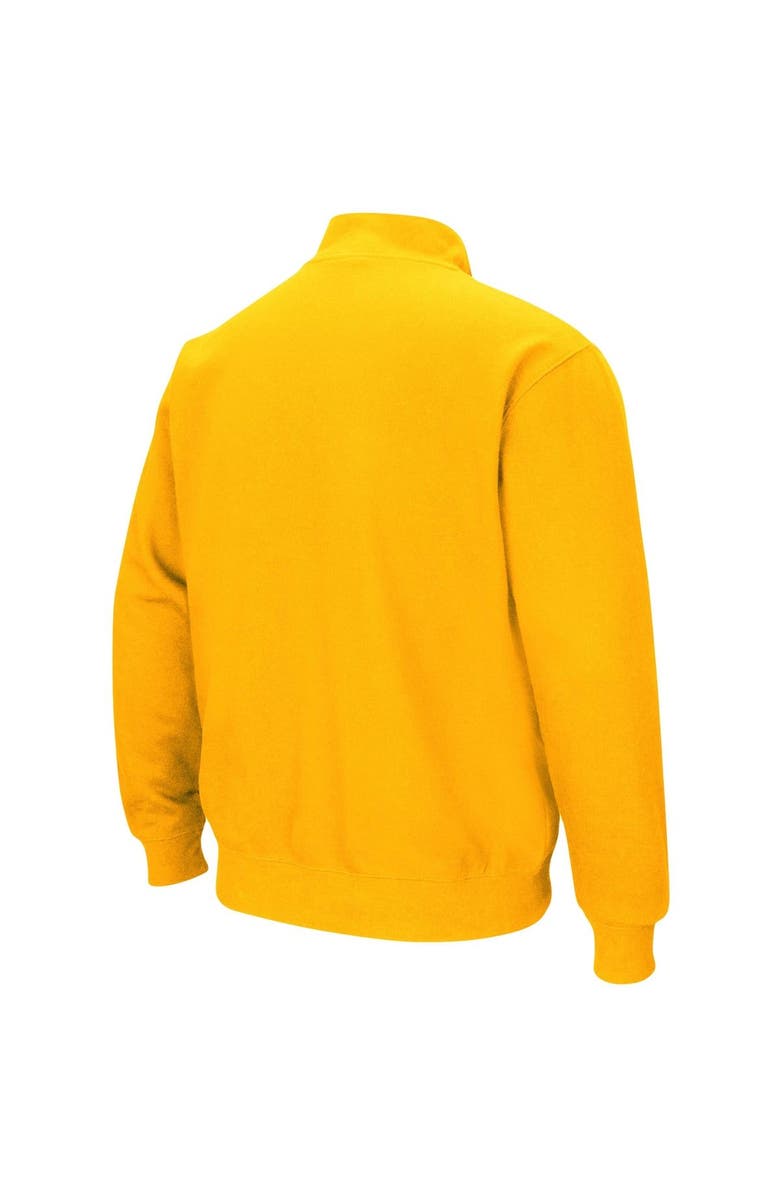 COLOSSEUM Men's Colosseum Gold LSU Tigers Tortugas Logo Quarter-Zip Jacket, Alternate, color, Gold