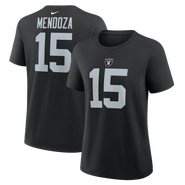 Nike Women's Nike Fernando Mendoza Black Las Vegas Raiders Name & Number T-Shirt