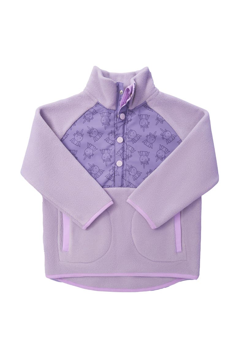 Fleece Zip Up, Main, color, Lilac