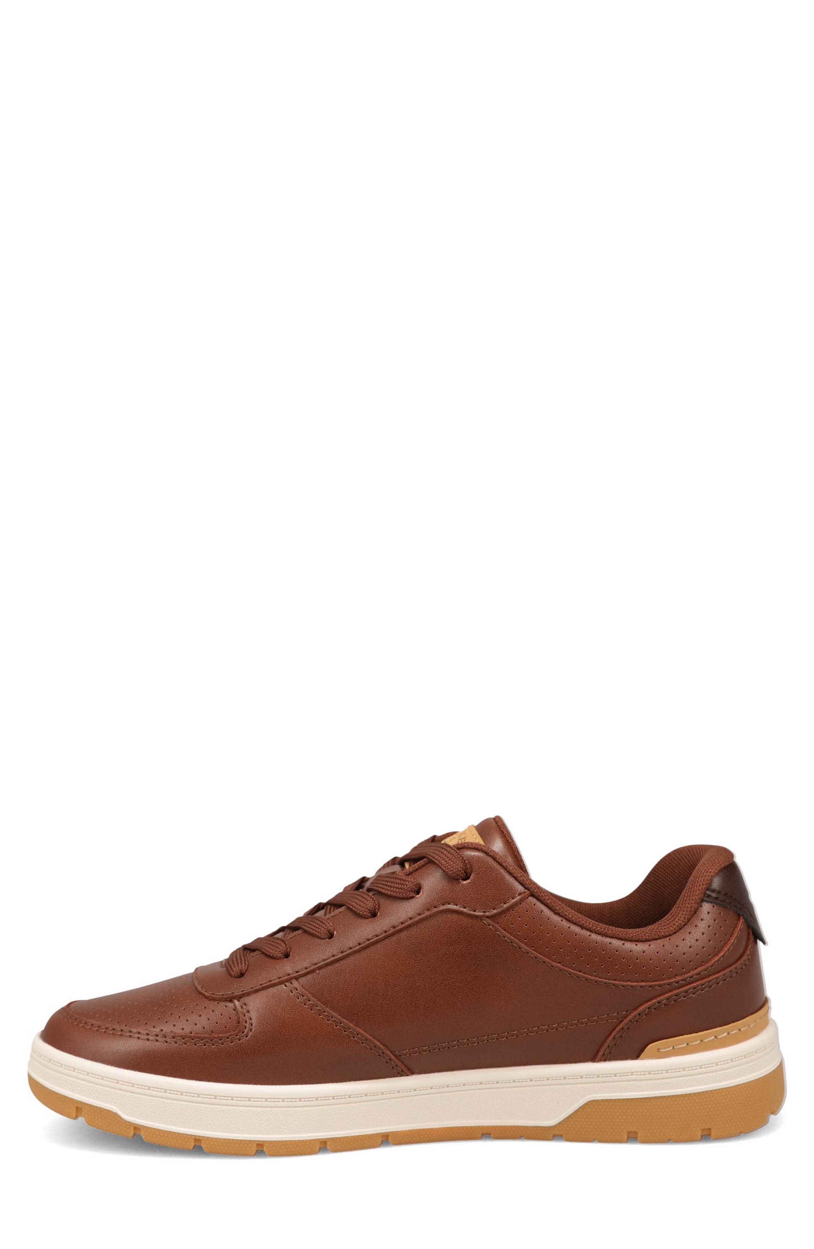 Frederick Lace-Up Sneaker, Alternate, color, COGNAC