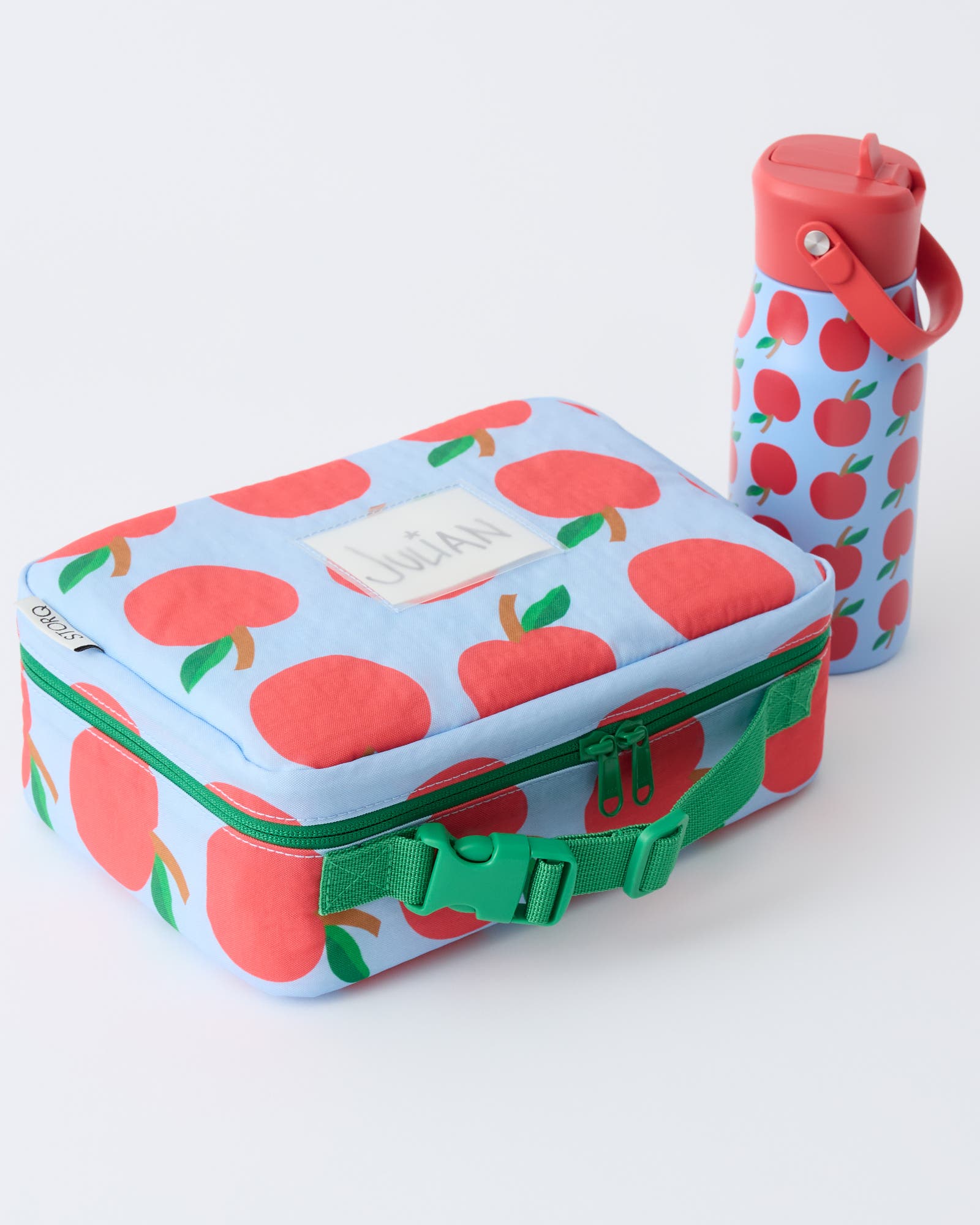 Cool Kid Lunch Box, Alternate, color, Blue Apple