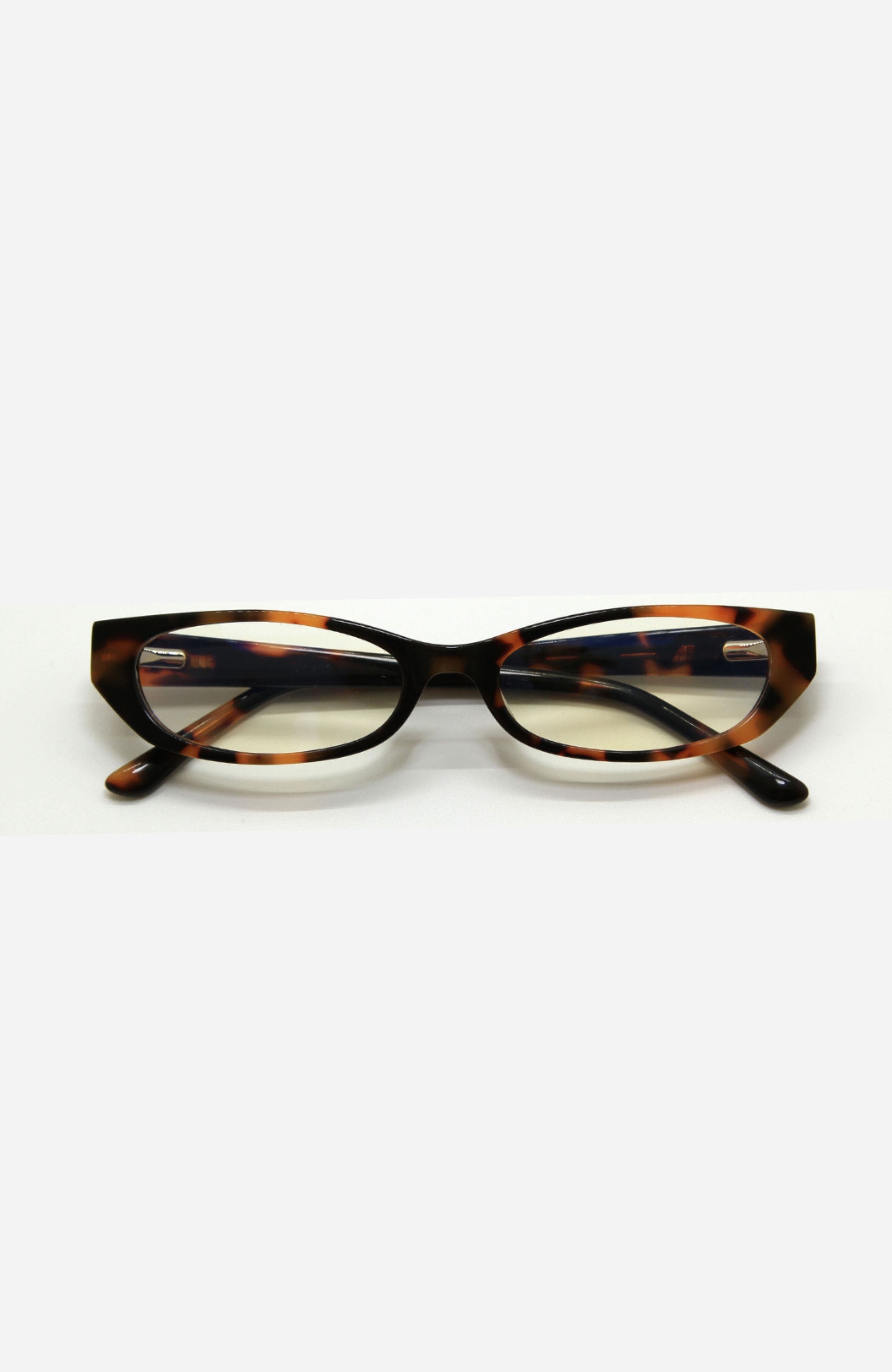 INDY Gisele Blue Light Glasses in Brown 