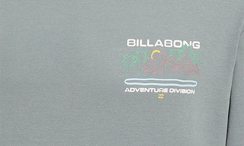 Billabong Kids' Coastal Range Hooded Long Sleeve T-shirt In Blue