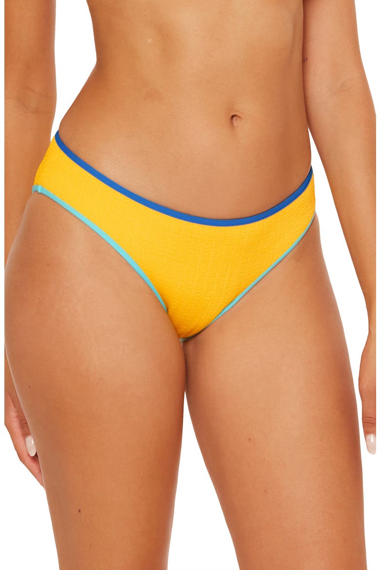 Coral Crush Hipster Bikini Bottoms, Alternate, color, SUNGLOW