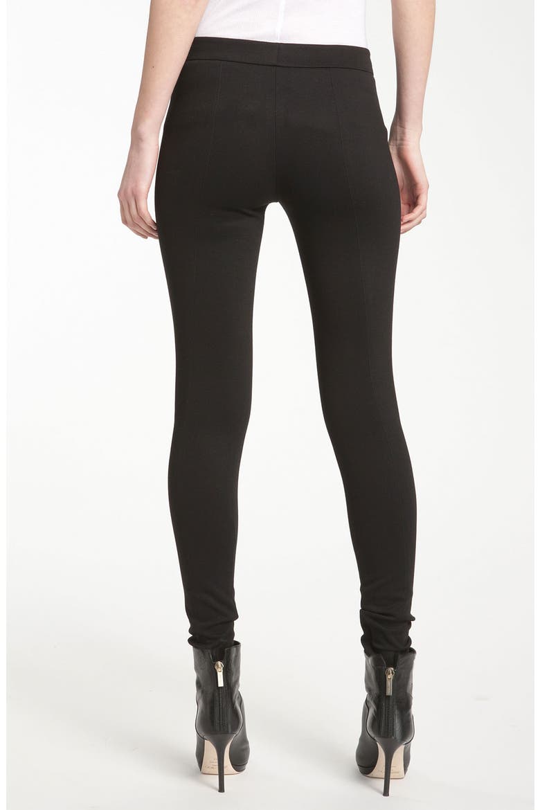 Ponte Leggings, Alternate, color, BLACK
