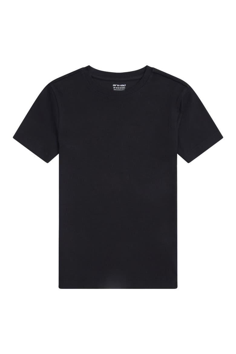 Evo Ribbed T-Shirt, Main, color, Black