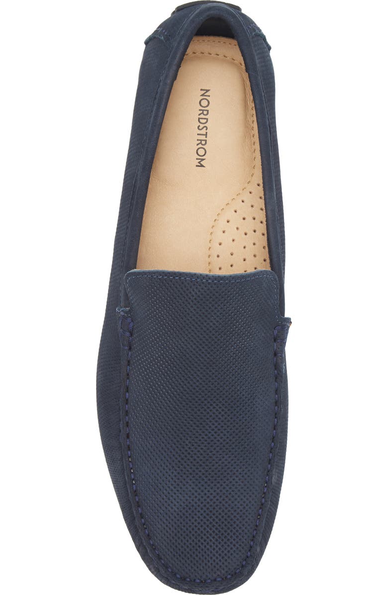 Nordstrom Pierson Venetian Driving Loafer, Alternate, color, Blue Indigo