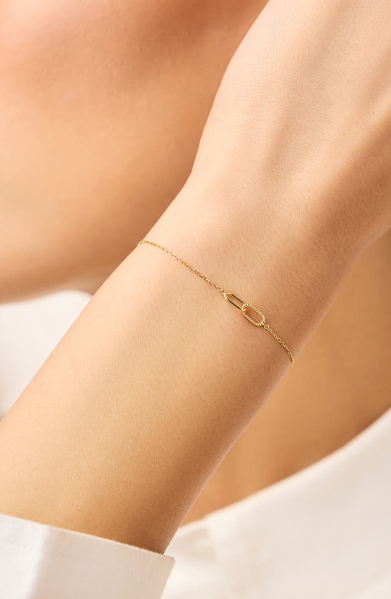 Ana Luisa Gold Bracelet - Gold Twisted Link Bracelet, Alternate, color, Gold