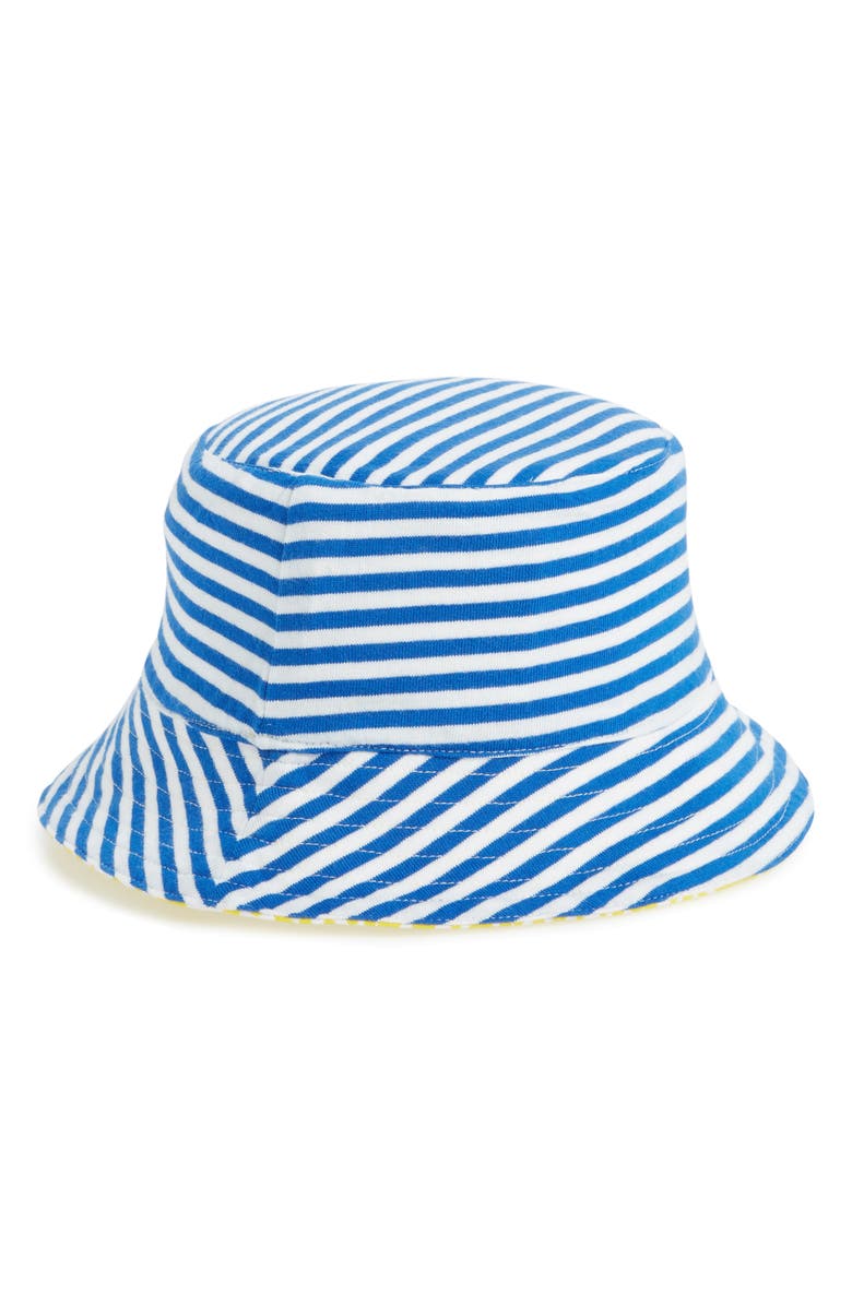 Mini Boden Jersey Reversible Bucket Hat, Alternate, color,