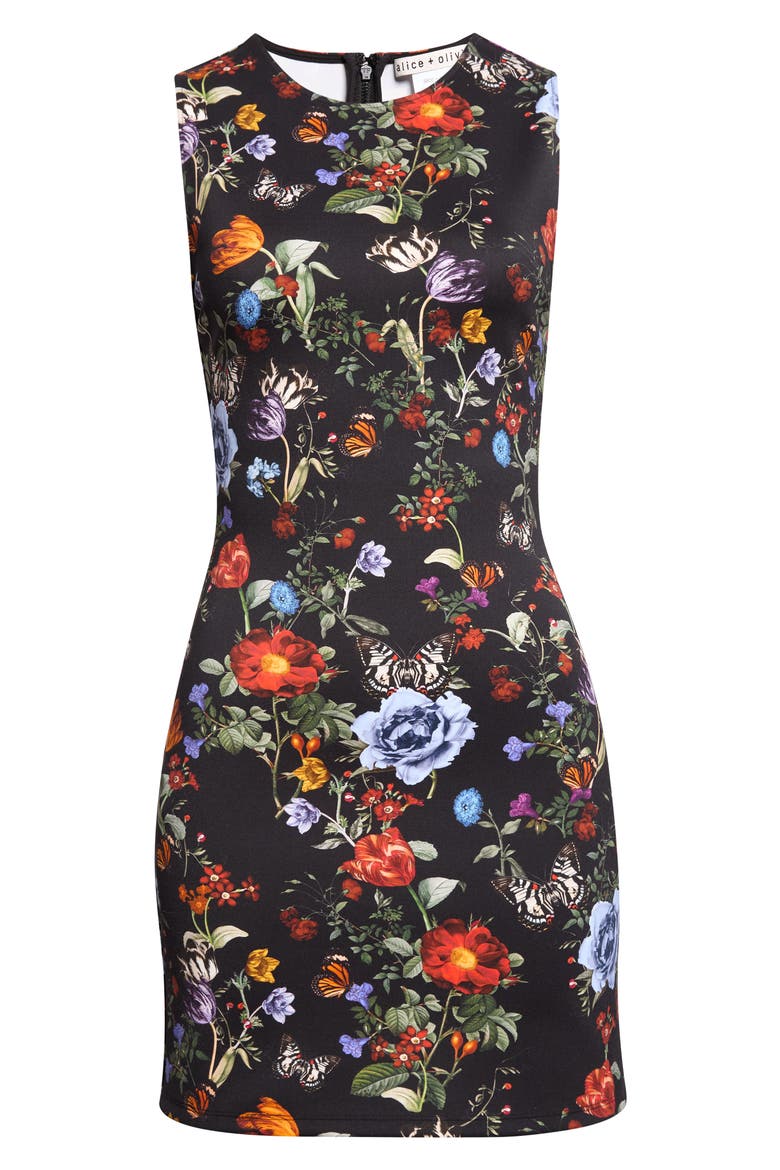 Wynell A-Line Minidress, Alternate, color, MOONLIT MANOR SM