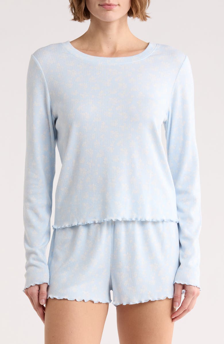 Honeydew Simply Sweet Pointelle Pajamas, Main, color, Dreamy Ditsy