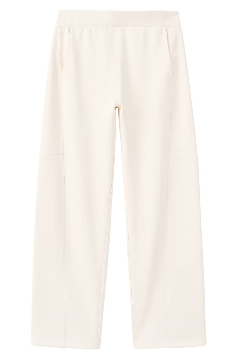 Elastic Waist Cotton Pants, Alternate, color, PASTEL YELLOW