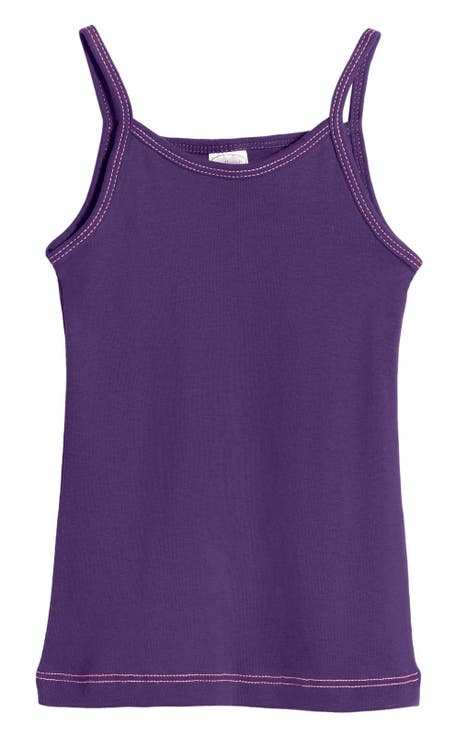 Girls Soft 100% Cotton Camisole (Toddler, Little Kid, Big Kid)